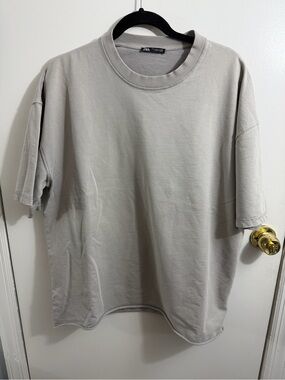 Zara Men's boxy short sleeve